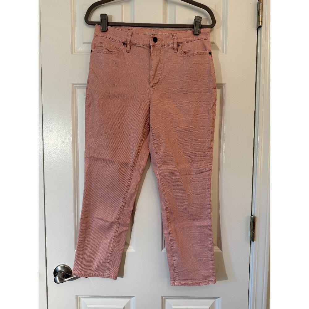 Lands End sparkly pink jeans, Petite size 10